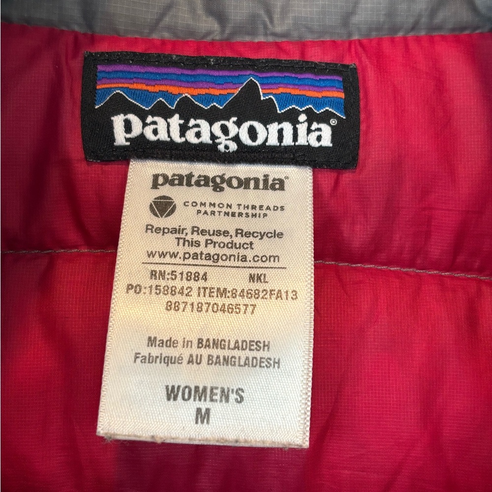 Patagonia Grey Down Sweater Puffer Like New Quilted Jacket - Picture 3 of 5
